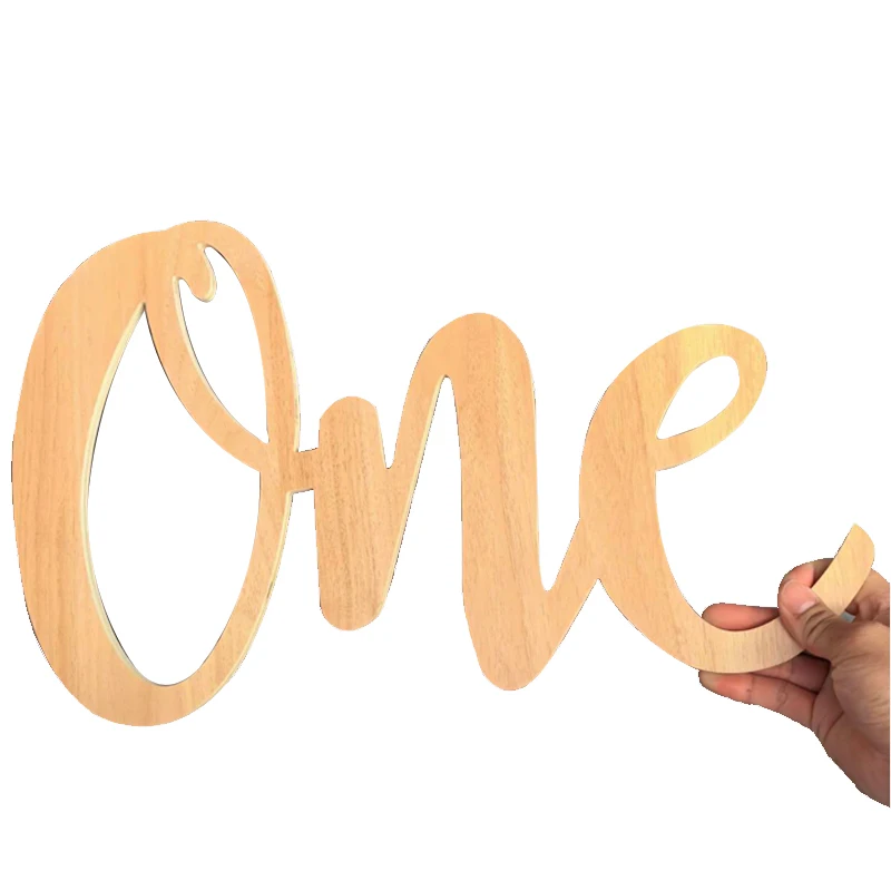 Custom One Sign Photo Prop for First Birthday, Wooden Number Sign, First Birthday Photo Shoot, One Sign, First Birthday