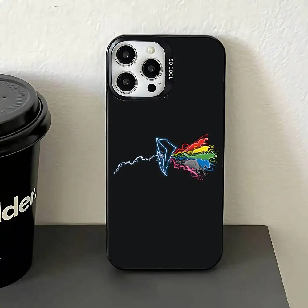 حافظة هاتف P-PowerS-COOL R-RangerS لهاتف iPhone 17,16,15,14,13,12,11,Pro,Max,Plus,E,Air,Mini Black Tpu