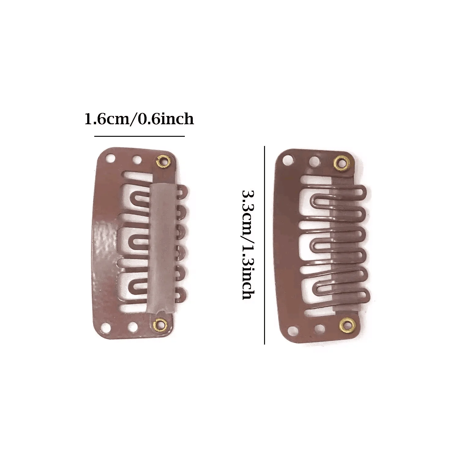 50 Jepit untuk Ekstensi Rambut Asli Clip-In, Wig, Jepit Rambut