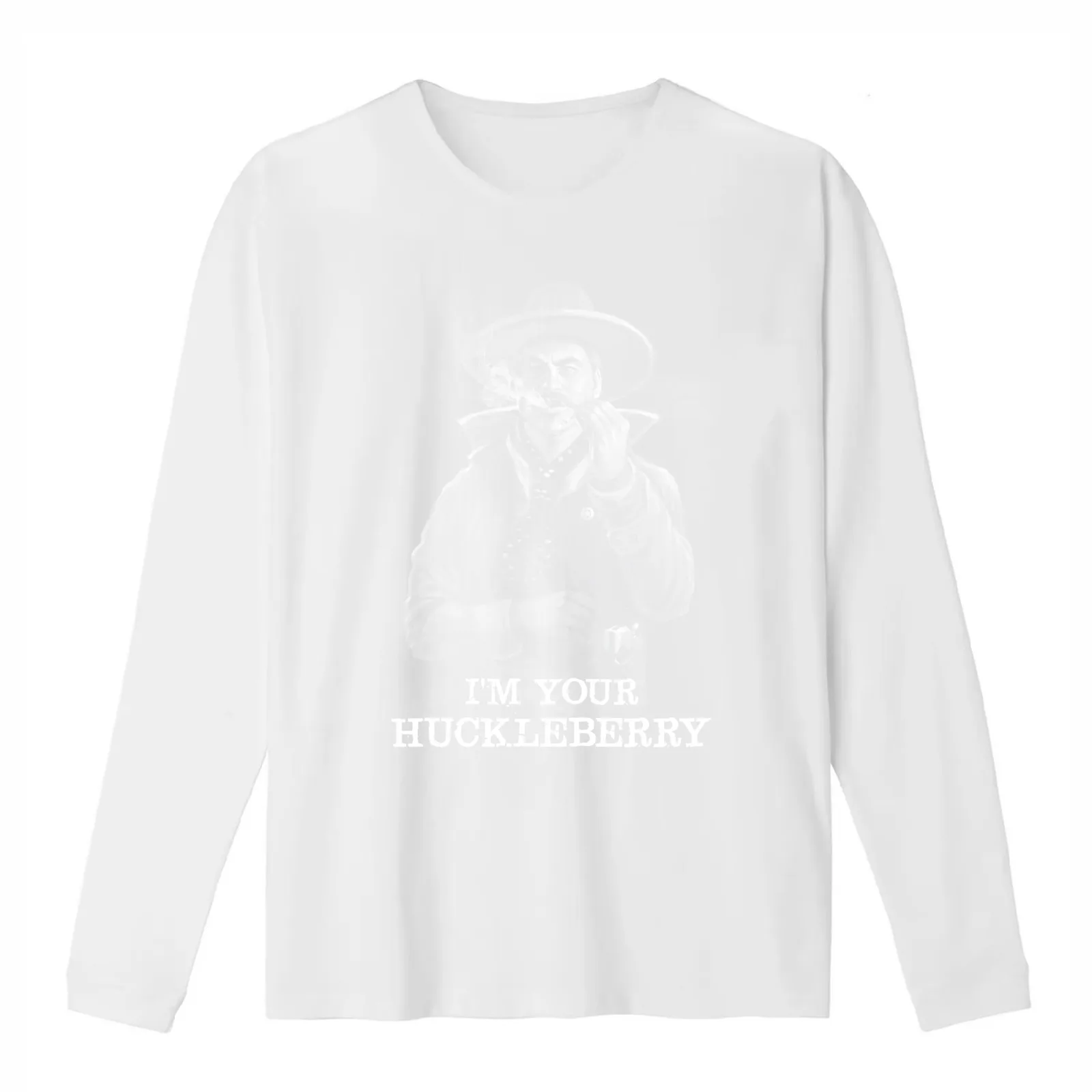 The Doc Holliday Huckleberry Tombstone 68 T-Shirt Summer Casual Cotton Tee Oversized Streetwear Tops Vintage Graphic Print