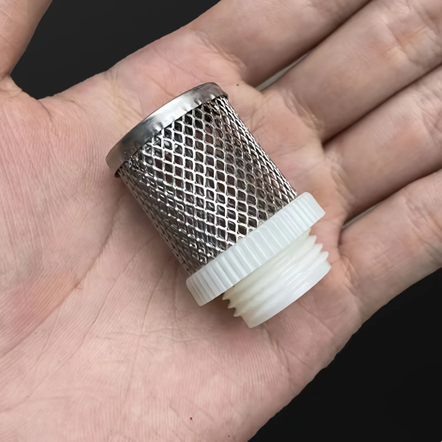 2PCS 20mm Water Pump Filter Stainless Steel Mesh Strainer for Garden Irrigation Inlet