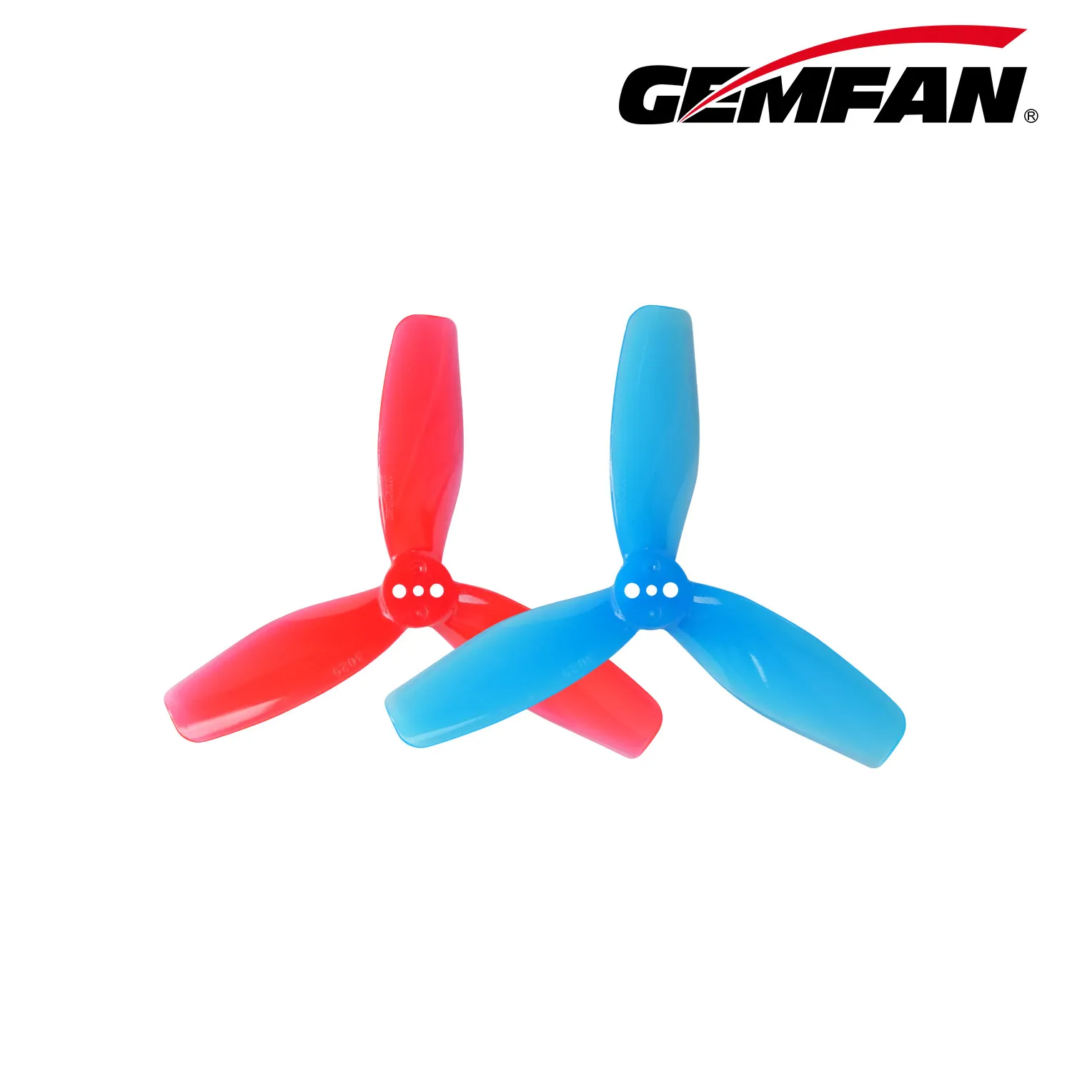 Gemfan 3029-3 Drone Soccer 3-Blade PC Propeller (2 Pairs: 2CW+2CCW), 76.2mm, 2.9
