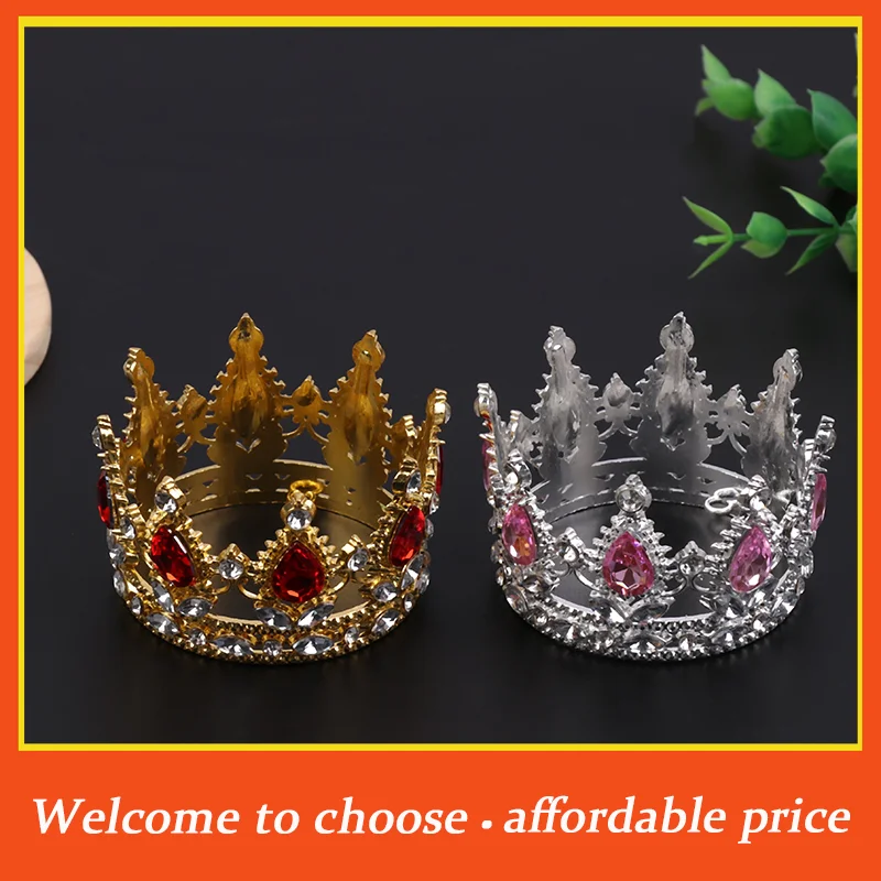 *1pc new Cotton Doll Retro Crown Headwear Korea Dolls Cotton Doll Crown For Baby Doll Dress Fashion Doll Accessories
