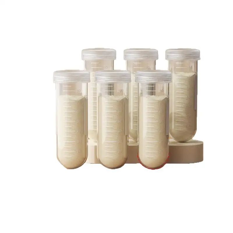 Space-Saving Milk Powder Refill Container with Airtight Design for Travel and Storage
