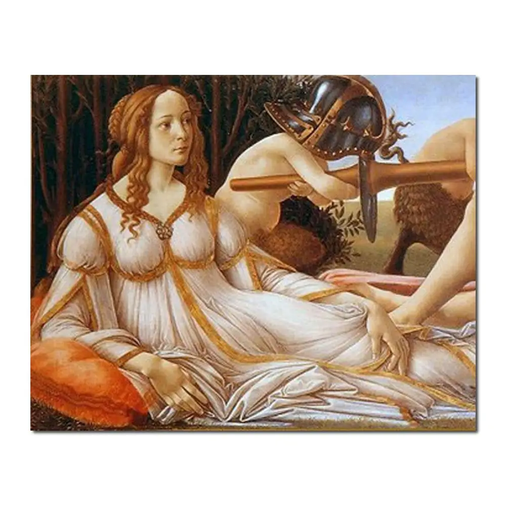 

Картины для гостиной на стену Venus и Mars (слева) Sandro Botticelli высокое качество ручная роспись