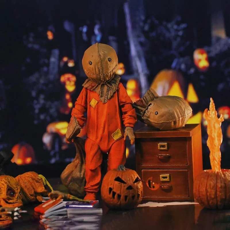 

Hot Trick R Treat Action Figures Sam Doll Model Toy Doll Halloween Gifts Doll Collection Decoration Toys Birthday Gifts