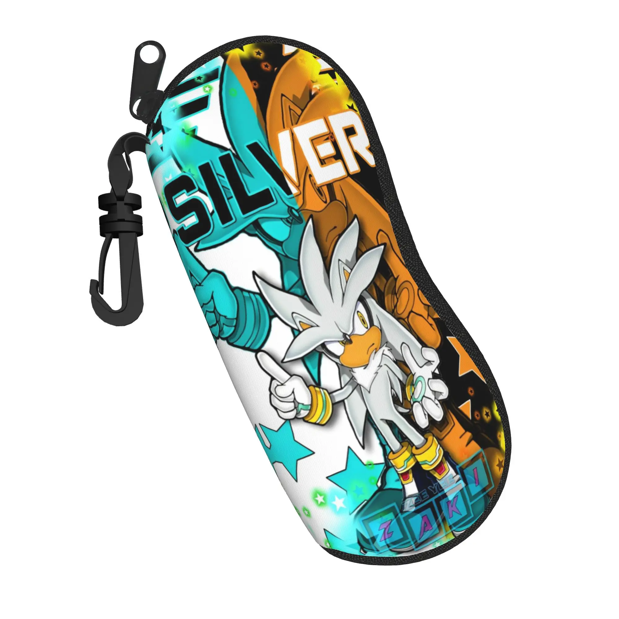 Lovely Cartoon Glasses Case Silvers Hedgehoges Accessories  Zipper  Glasses Box Cartoon Eyewear Container