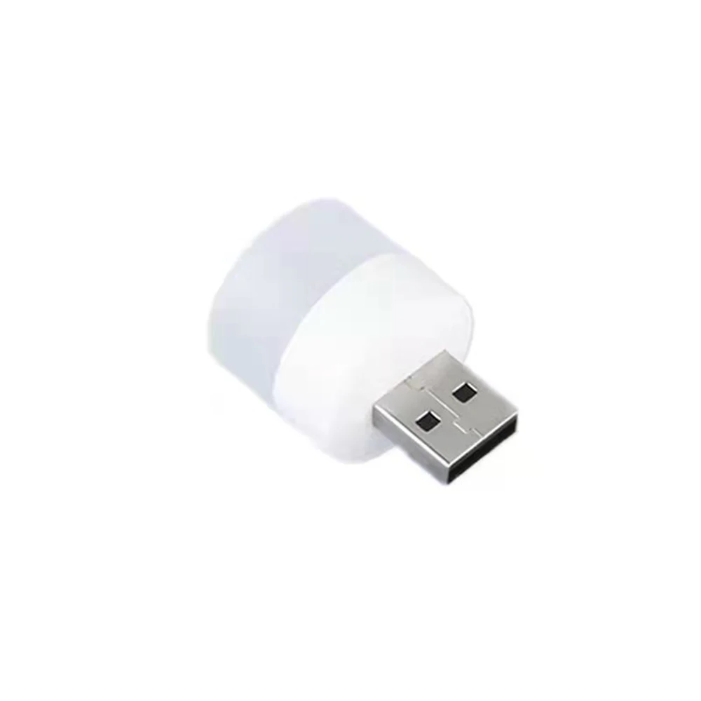 Portátil mini lâmpada led luz de leitura luz da noite usb luz da noite computador de carregamento de energia móvel usb livro lâmpada luz branca