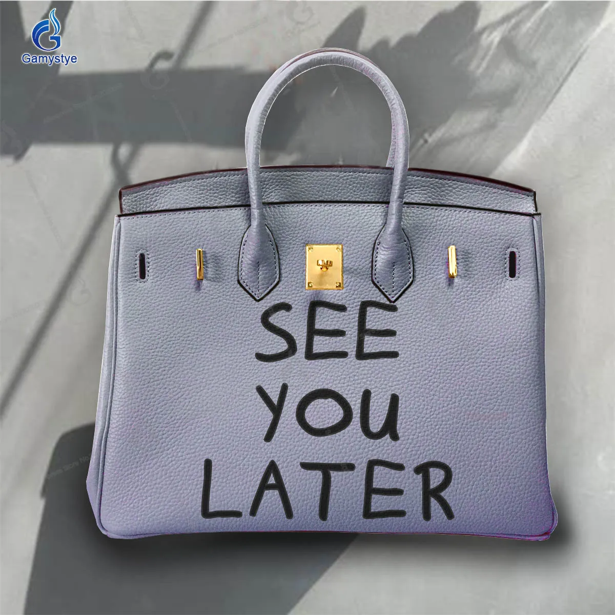 Personalizar bolso Art Hand Painted English seeyou Bags Ladies Designer Brand Handbags High Quality Messenger Shoulder Bag New