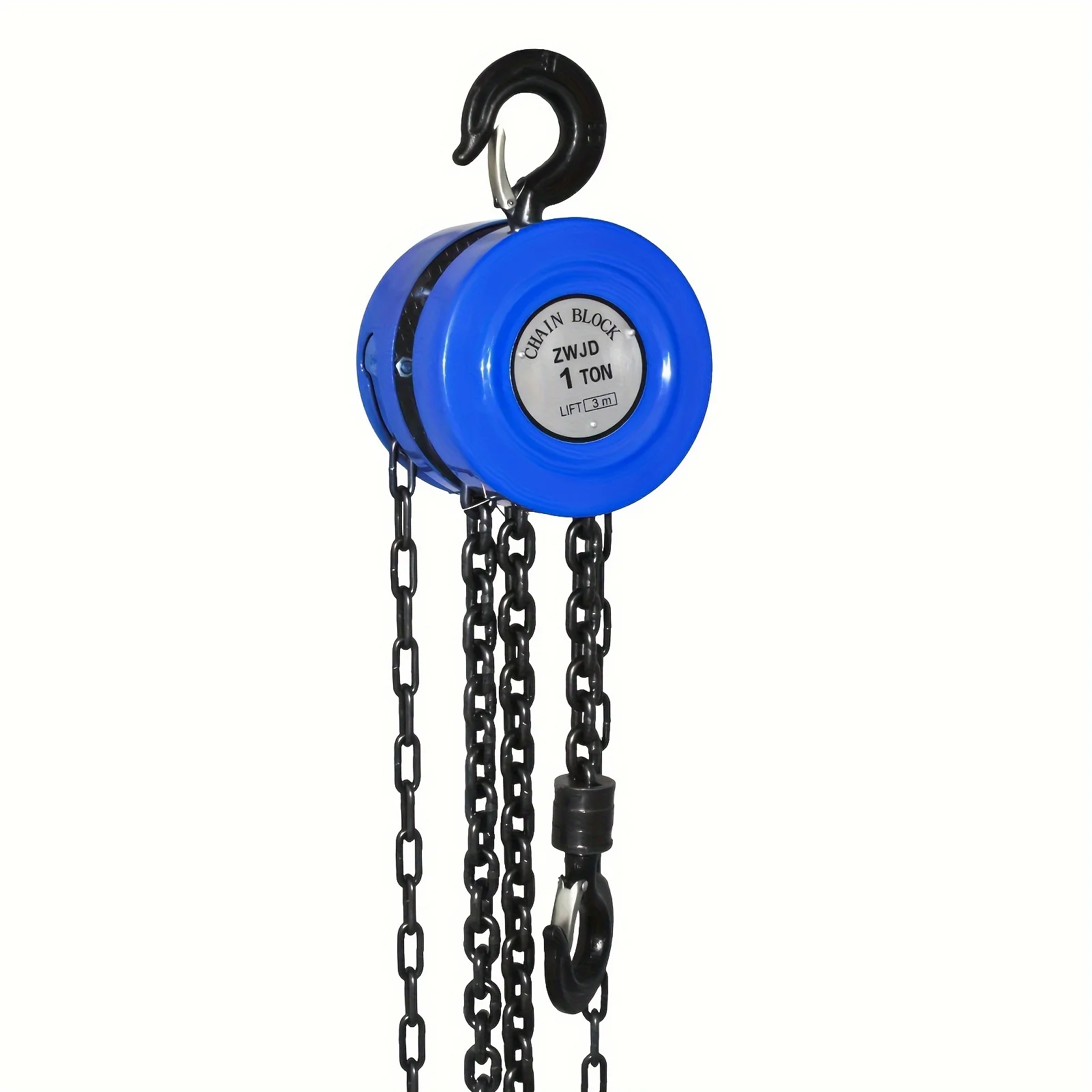 1T 3M Manual Chain Block Galvanized Chain Hand Chain Hoist Manual Hoist ForWarehouse Building Automotive Machinery