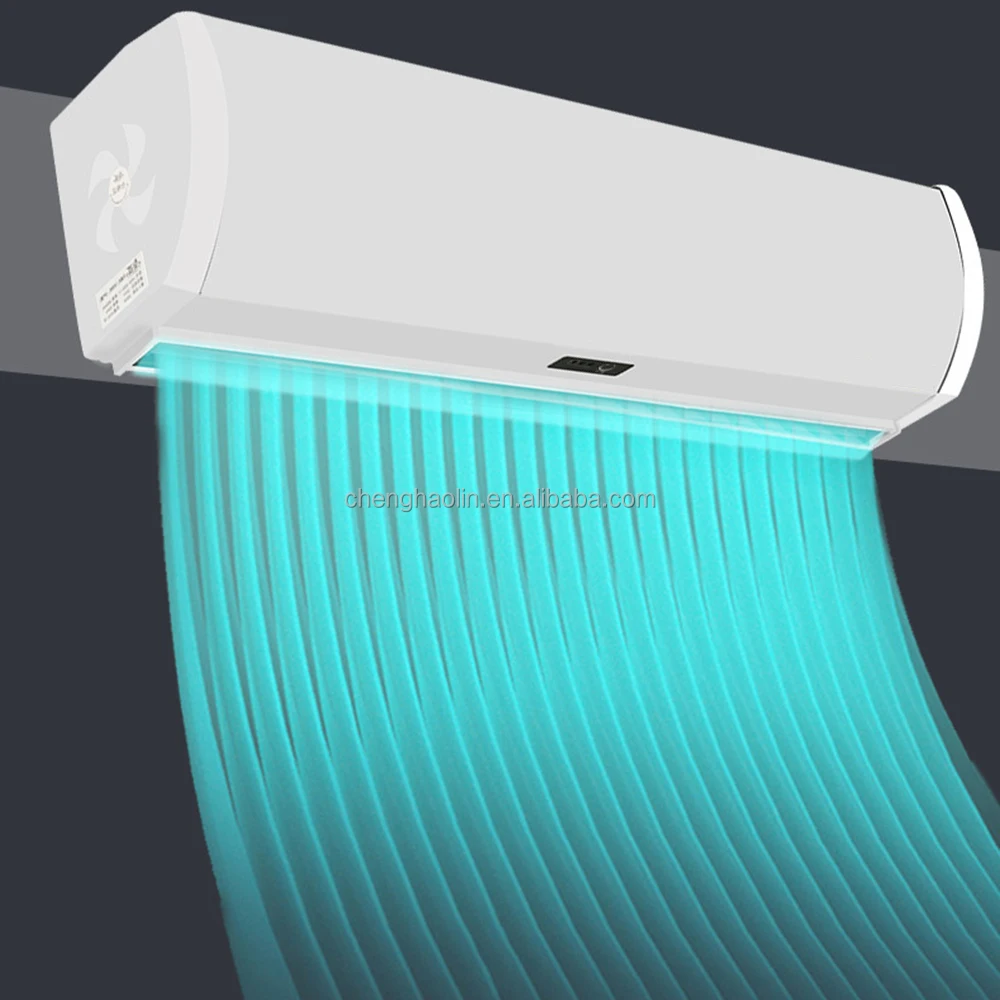 Air Curtain Machine, Low Noise Cross Flow Fan, 6000m³/h, Wall-mounted for Household Hotel Mall, Bladeless Cooling System