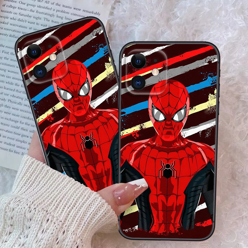 Z158 Spiderman Soft Case for Xiaomi Redmi 7A 8 8A 9 9A 9C NFC 10A 9T 10X Note 8T 10 Pro Max 11 11S