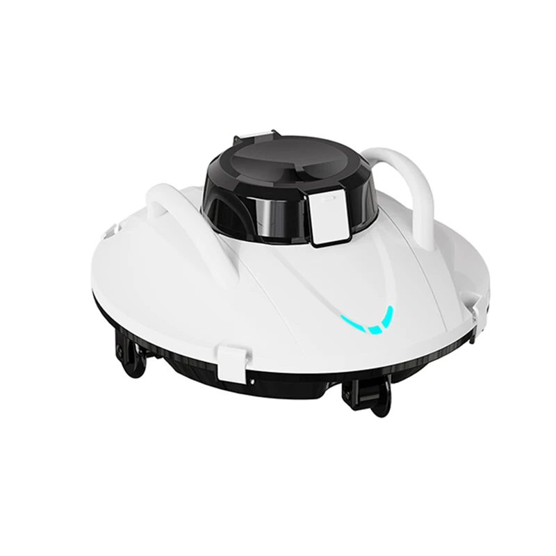 Robot Swimming Pool Cleaner Cordless Automatic Vacuum Electric Brushes Outdoor 5000mAh Recharge Cruising Ability 110 Minutes