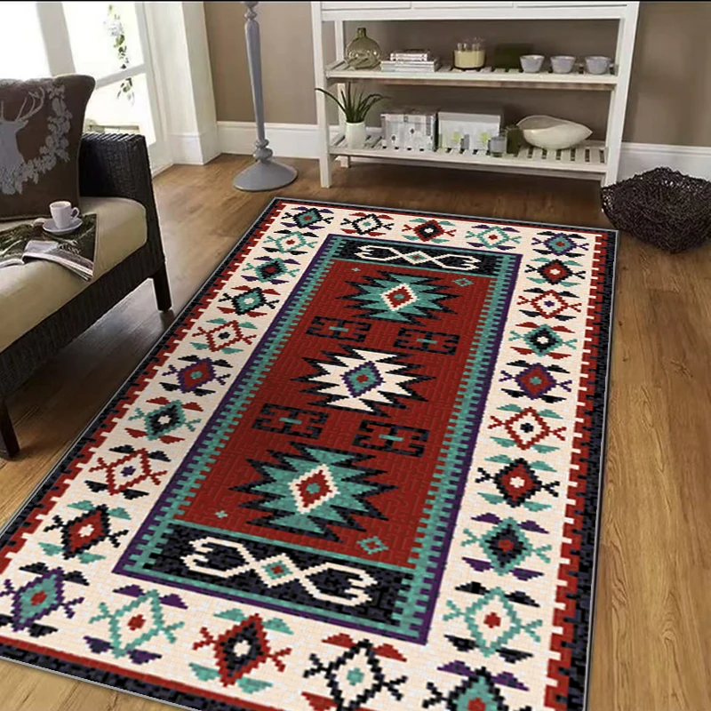VIKAMA Europe Carpet, Living Room and Bedroom Floor Mat, Light Luxury Carpet,Study Carpet,Bedroom Soiled Foot MatHome Decor