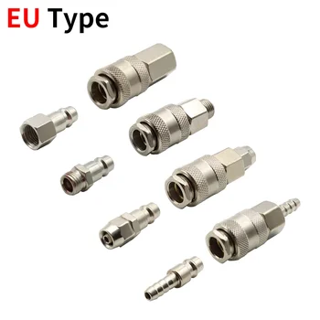 EU Pneumatic Fitting Rapidities Air Hose Connector Coupling Compressor Accessories Quick Release European Raccord Pneumatique