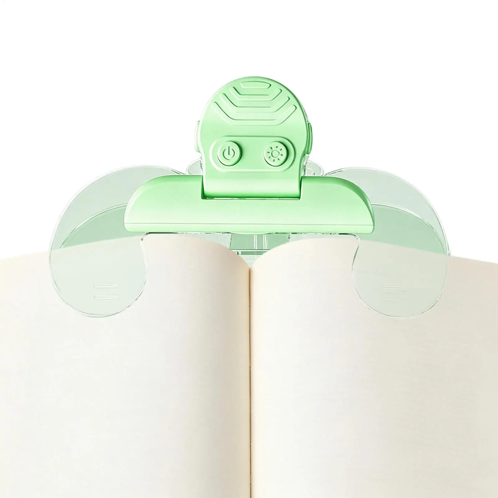 Page Holder Clip Transparent Light Up Non-Slip Portable Book Opener Holder Binder Clip For Files Test Papers Snacks School Home
