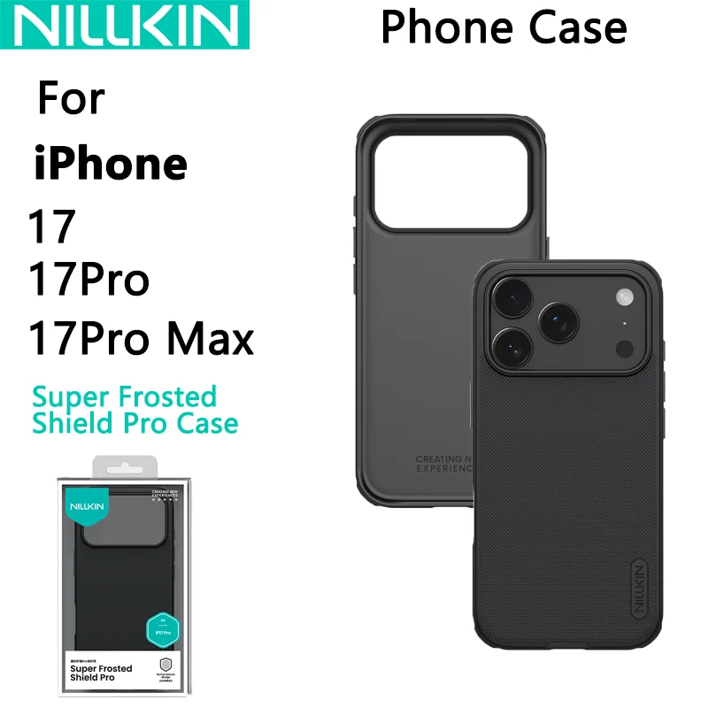 NILLKIN Phone Case For iPhone 17Pro 17Pro Max Super Frosted Shield Pro Cover Scratch Proof Wear‑Resistant Drop Protection
