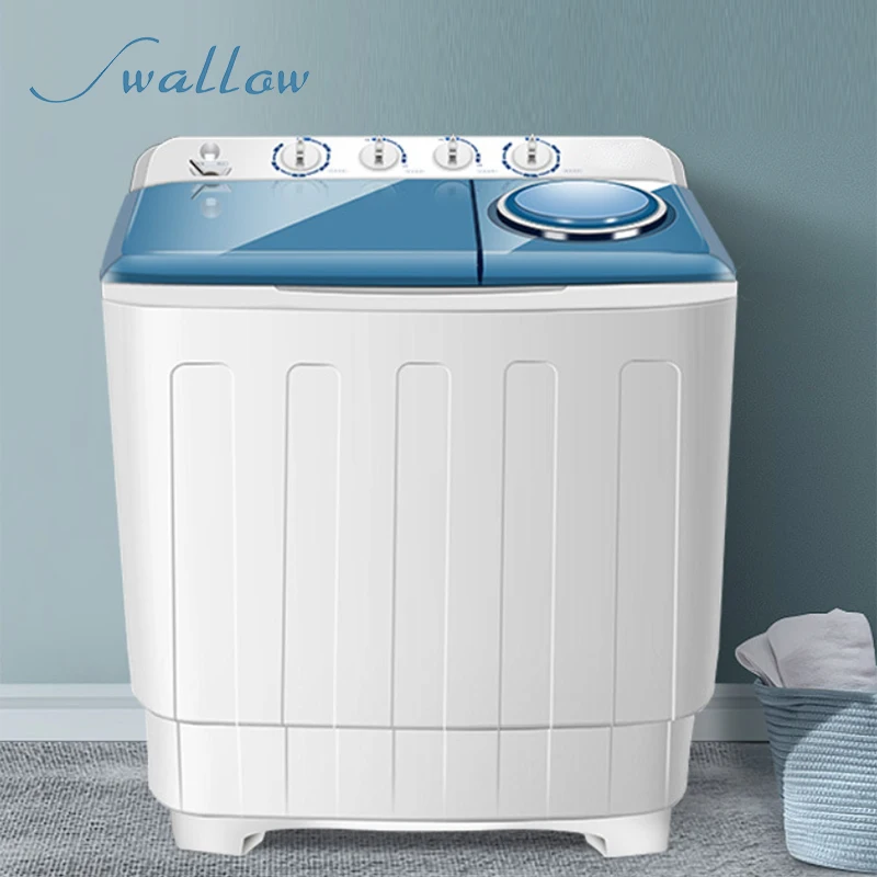 

Hot Selling 7kg Capacity Portable Electric Semi Automatic Clothes Home Use Washer And Dryer Machine