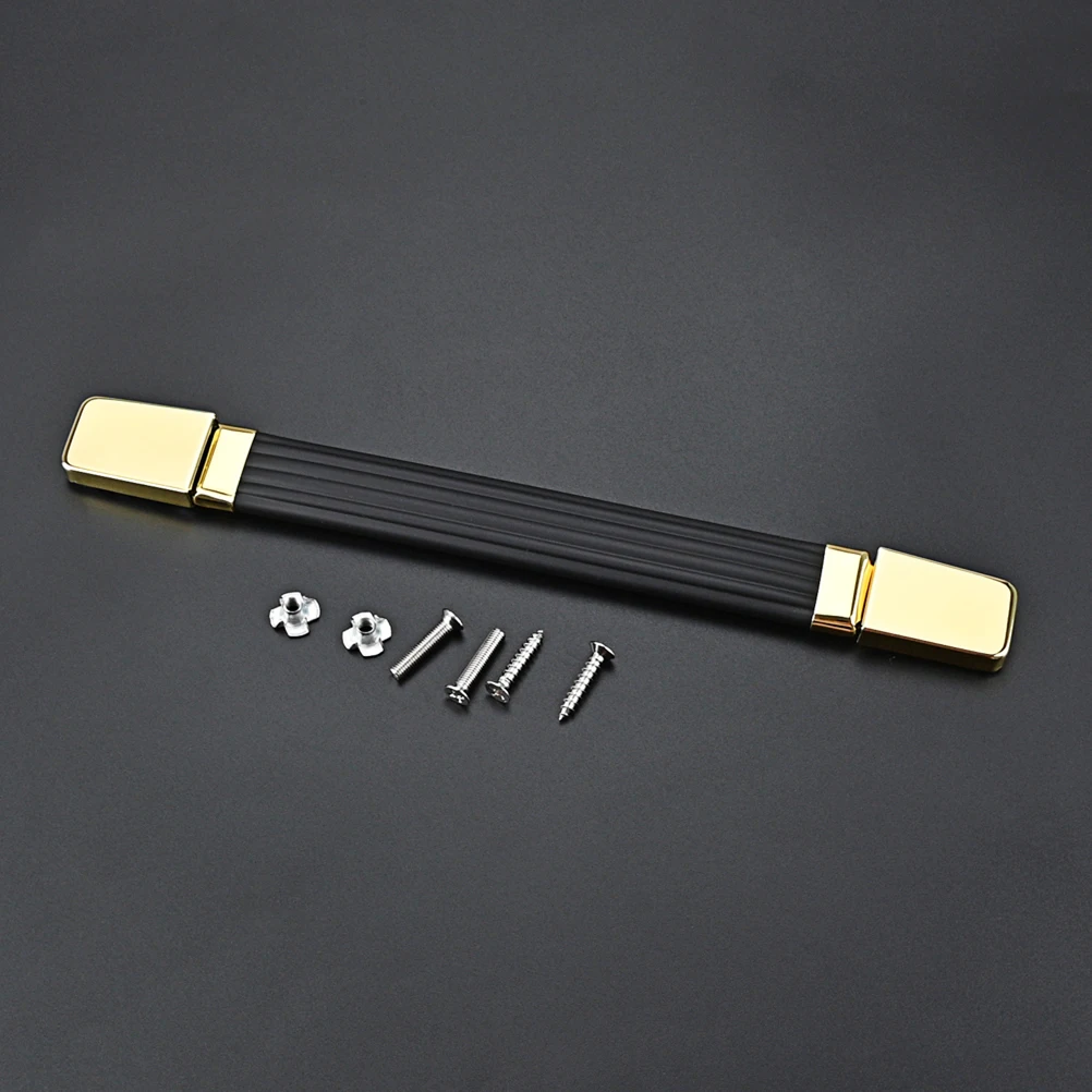 

Strip for Speaker Cabinet Durable PVC Carry Replacement Vintage Amplifier Handle with Screws Speaker Accessories