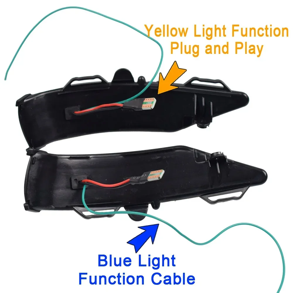 

2pcs Dynamic LED Turn Signal Light Flowing Side Wing Rearview Mirror Indicator For Ford Fiesta ST Line MK8 2018 2019 PUMA 2020