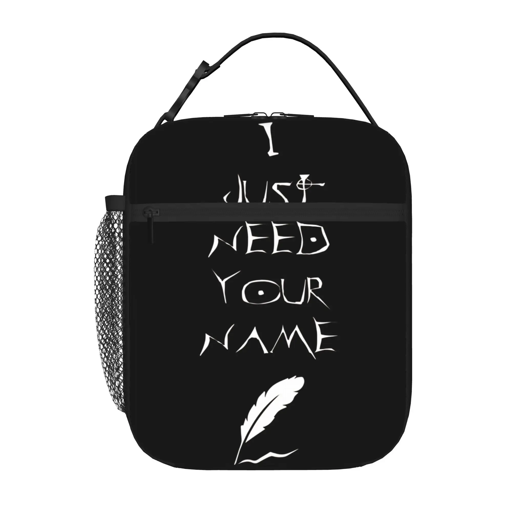 1 Piece Zipper Closure vintage dark Storage Bag Pocket DN School Lunch Food Box Reusable For Lunch Food Bag