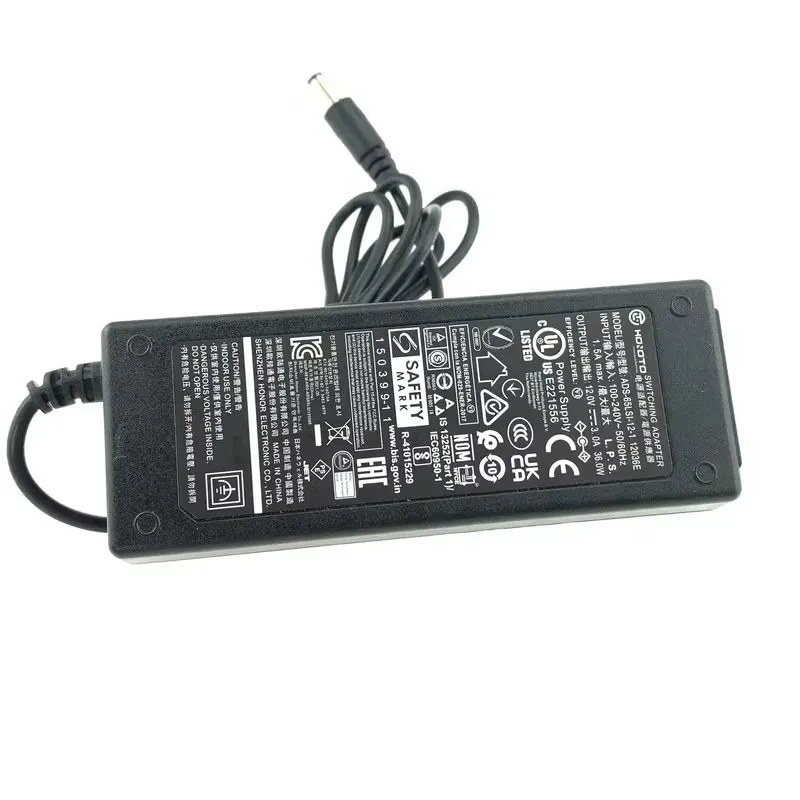 Genuine Hoioto ADS-65LSI-12-1 AC/DC Adapter 12V 3A 36W ​ADS-40SI-12-3 Power Charge For Hikvision / DAHUA DVR Power Supply