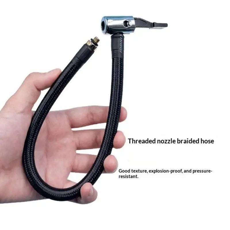 New Sale Car Tire Inflator Hose Inflatable Air Pump Extension Tube Adapter Twist Tyre Connection Locking Air Chuck