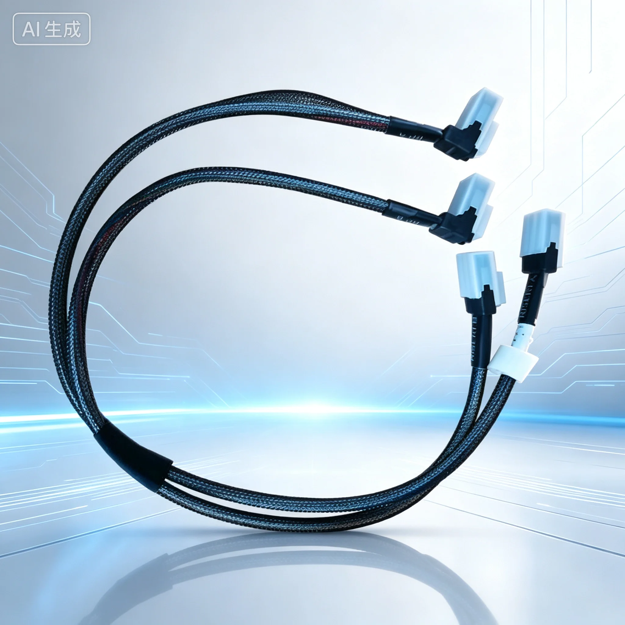 Riser1 SAS Data Cable for Dell PowerEdge R820 2.5
