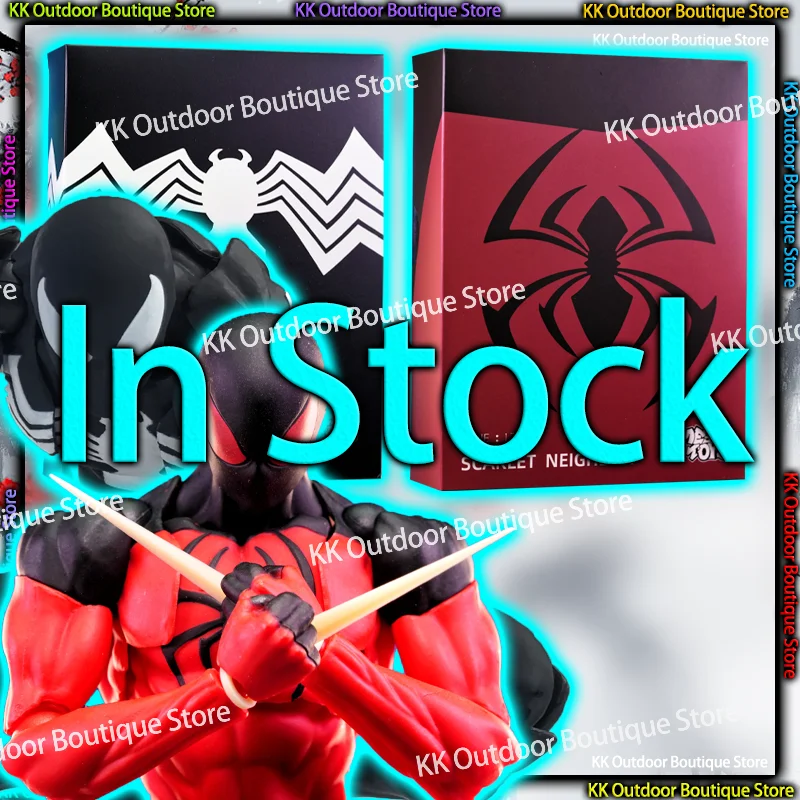 

В наличии беспорядочные игрушки Человек-паук Симбиот Алый паук Каин Паркер Messtoys Человек-паук Черный костюм Аниме Фигурка Подарки Игрушки