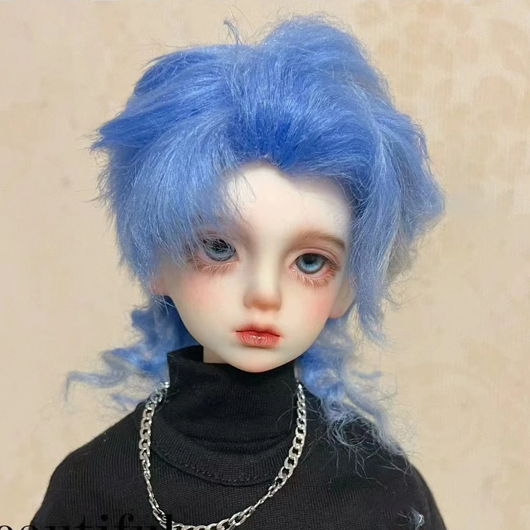 New Doll Wig For 1/8 1/6 1/4 1/3 1/12 BJD Doll OB11 Hair Colorful Wig Princess Doll Fake Hair Wig Can Customized