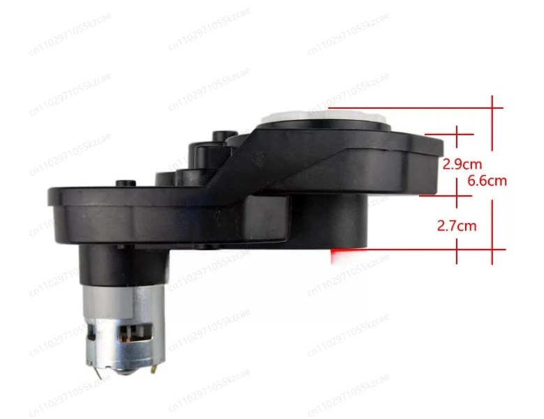 24V RS555 Gearbox Motor 200W, 18000-22000RPM for Children's Electric Ride