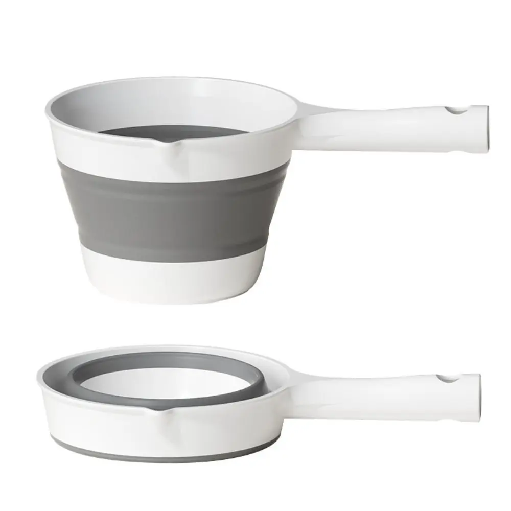 Foldable Water Scoop Baby Bath Shampoo Rinse Large Kitchen Thick Plastic Ladle Outdoor Drifting Water Fight