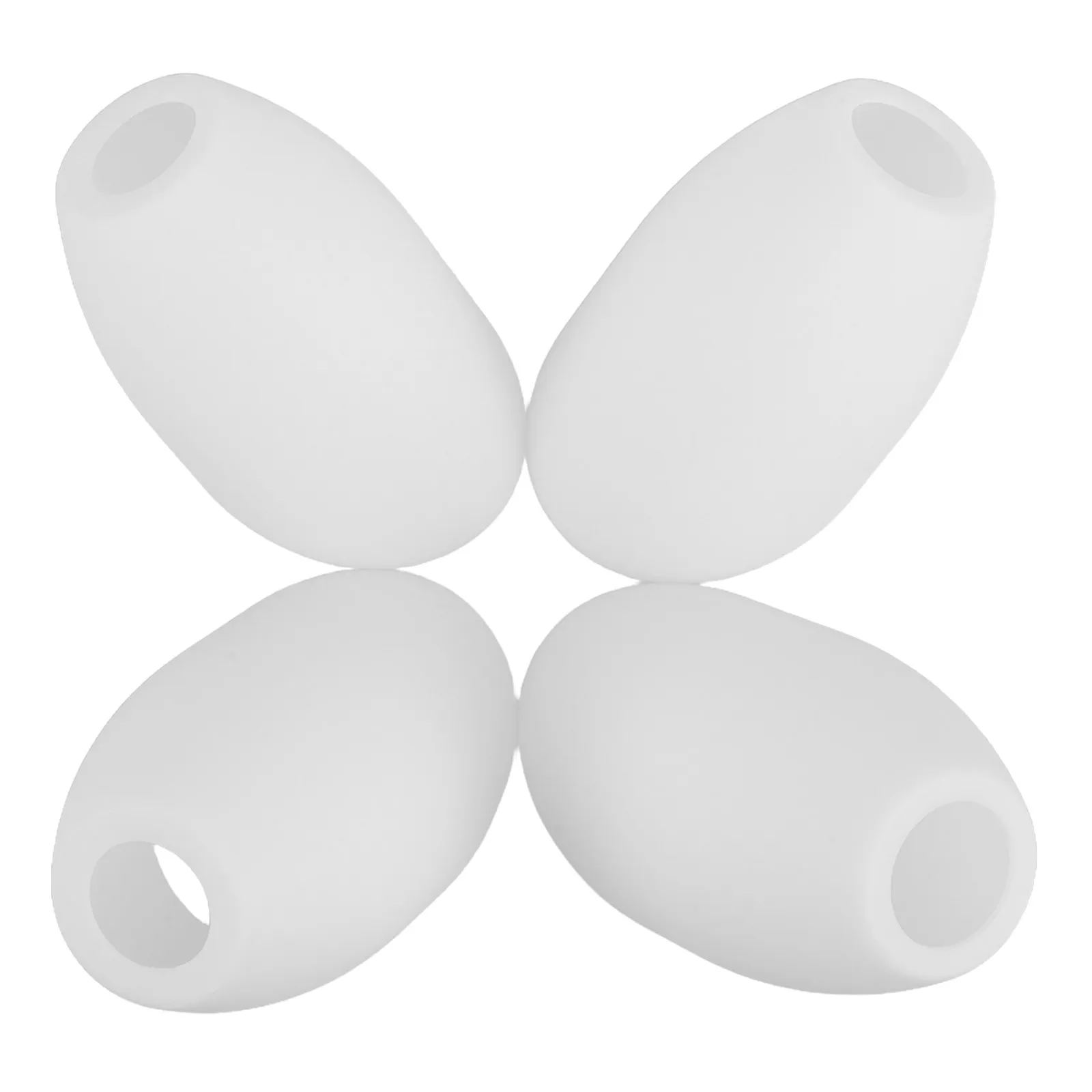 

4Pcs Horseshoe Lamp Shades Plastic White Inclined Style Replacement Floor Lamp Shade 32Mm 35Mm Hole Diameter Decorative Lighting