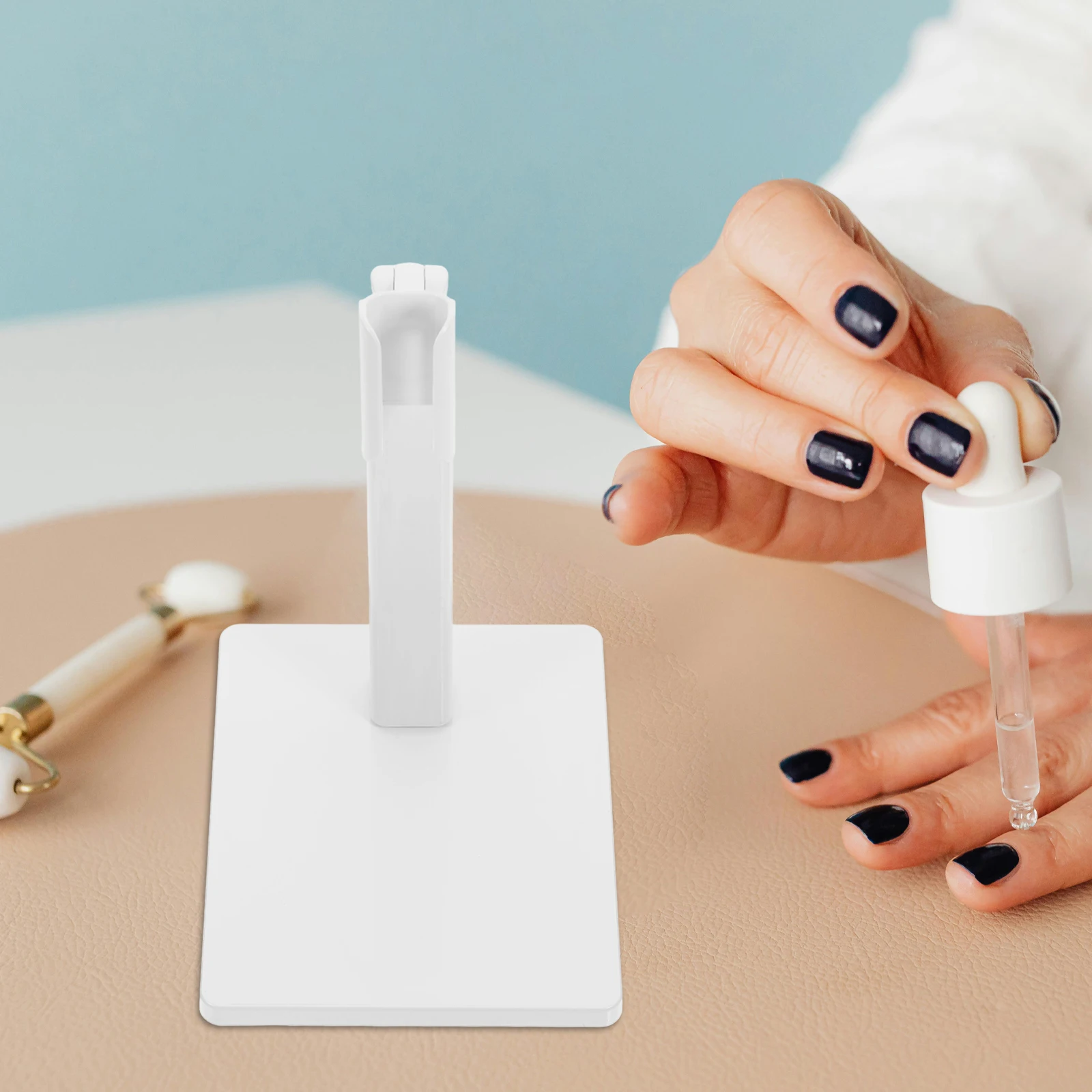 حامل مصباح الأظافر لمصابيح LED المحمولة بالأشعة فوق البنفسجية ABS حامل رف تجفيف مانيكير لأظافر الجل مستلزمات فن الأظافر #6