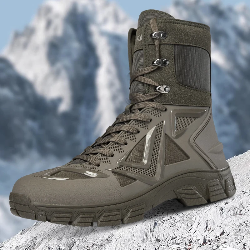 

2025 New Autumn Gym Hiking Shoes For Men Big Size Outdoor Shoes Mens Anti Slip Mountain Shoes