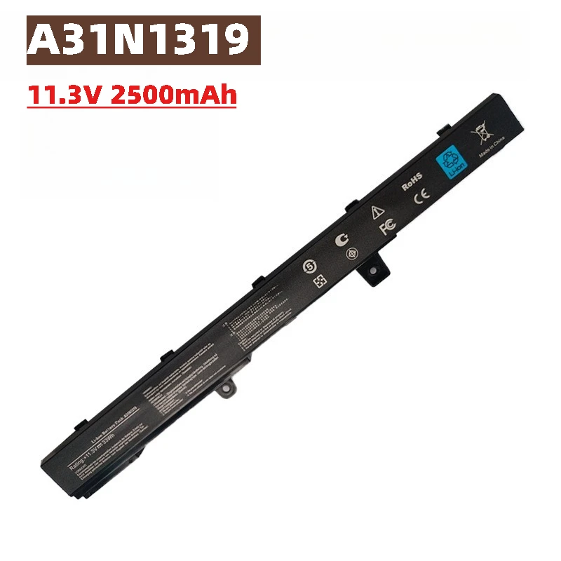 A31N1319 A41N1308 2500mAh Laptop Battery for Asus X551CA X551 X551C X551M X551MA X551MAV-RCLN06 A31LJ91 Brand New High Quality