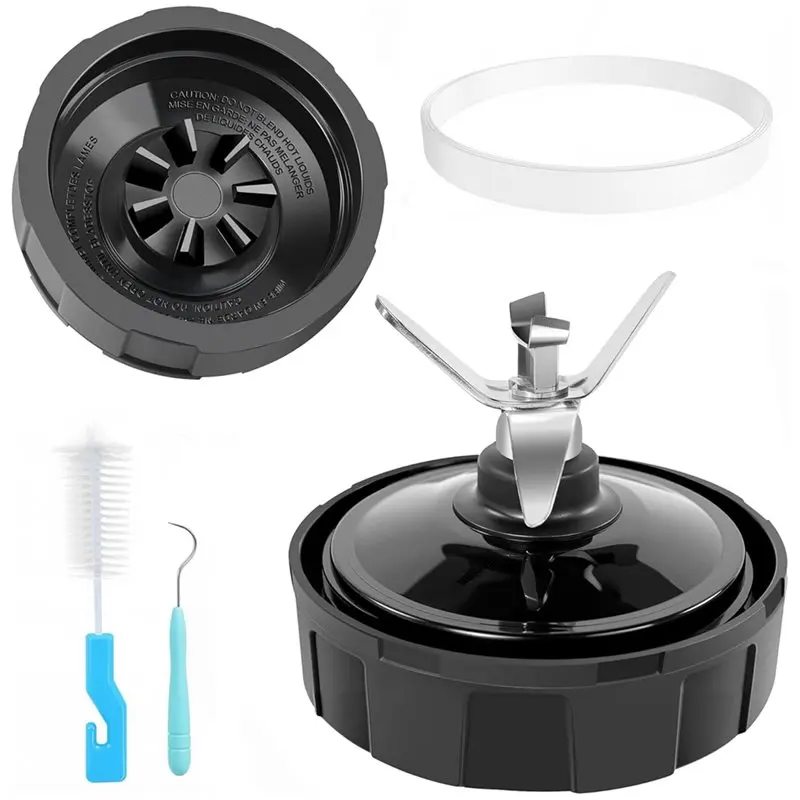

A66T-Replacement 7 Fins Blender Blade For Ninja Auto IQ BL480 BL482 BL642 NN102 Including Sealing Ring