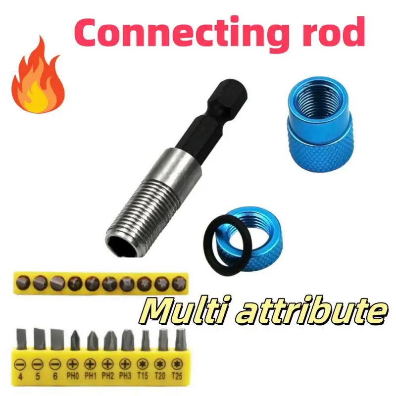 1/4-дюймовый шестигранный хвостовик для глубины отвертки магнитный держатель для отвертки шестигранный хвостовик с буровыми наконечниками удлинитель Scewdriver Bit 1/4-дюймовый шестигранный хвостовик для глубины отвертки магнитный держатель для отвертки шестигранный хвостовик с буровыми наконечниками удлинитель Scewdriver Bit