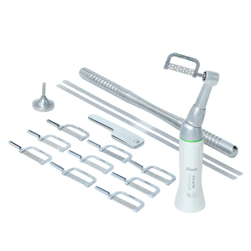 den tal 4:1 contra angle IPR handpiece kit for interproximal enamel den tal strip contra angle handpiece kit