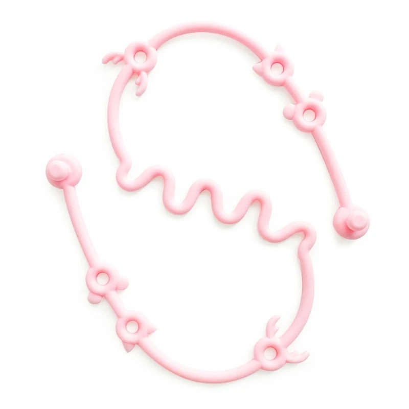 BPA Free Silicone Baby Pacifier Clips Chain New Designs Adjustable Dummy Nipple Holder Anti-drop Baby Toys Leash Cup Catcher