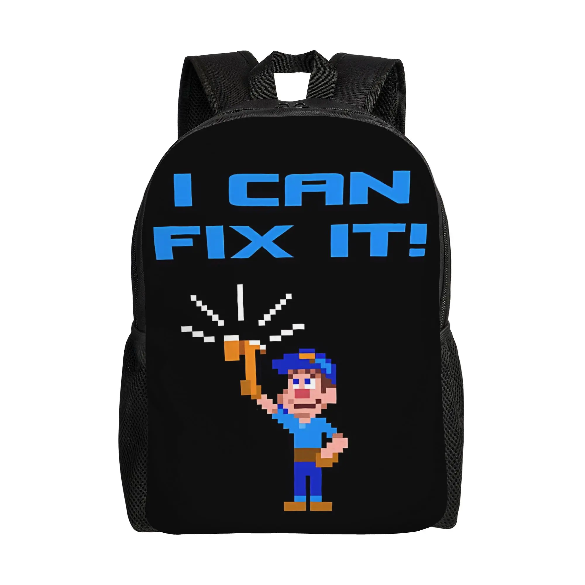 

1Piece Backpack Fix It Felix Jr New School Year Laptop Bag Hiking Wreck-It Ralph Birthday New Term Starts