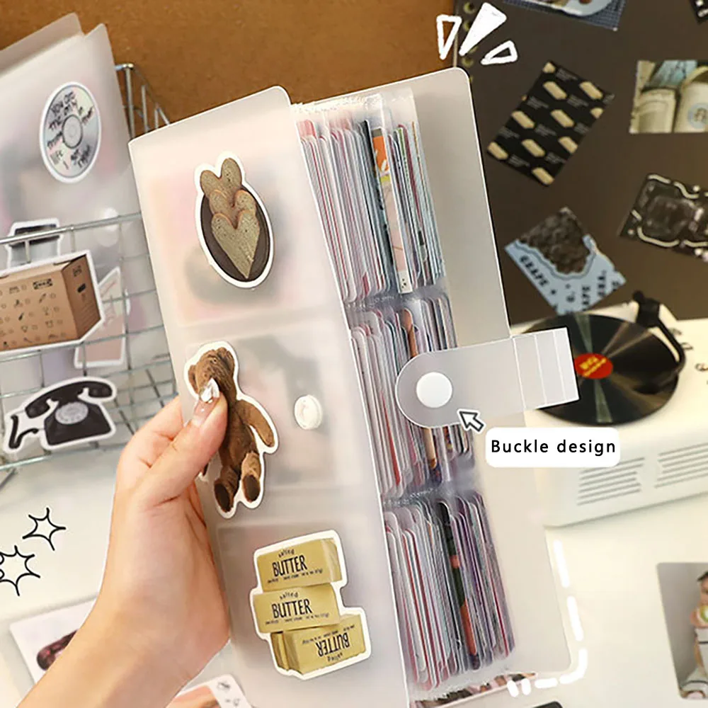 A Large Capacity Photo Album That Can Hold 240 Photos - Transparent Plastic and Vinyl Photo Organizer, Suitable for Photos
