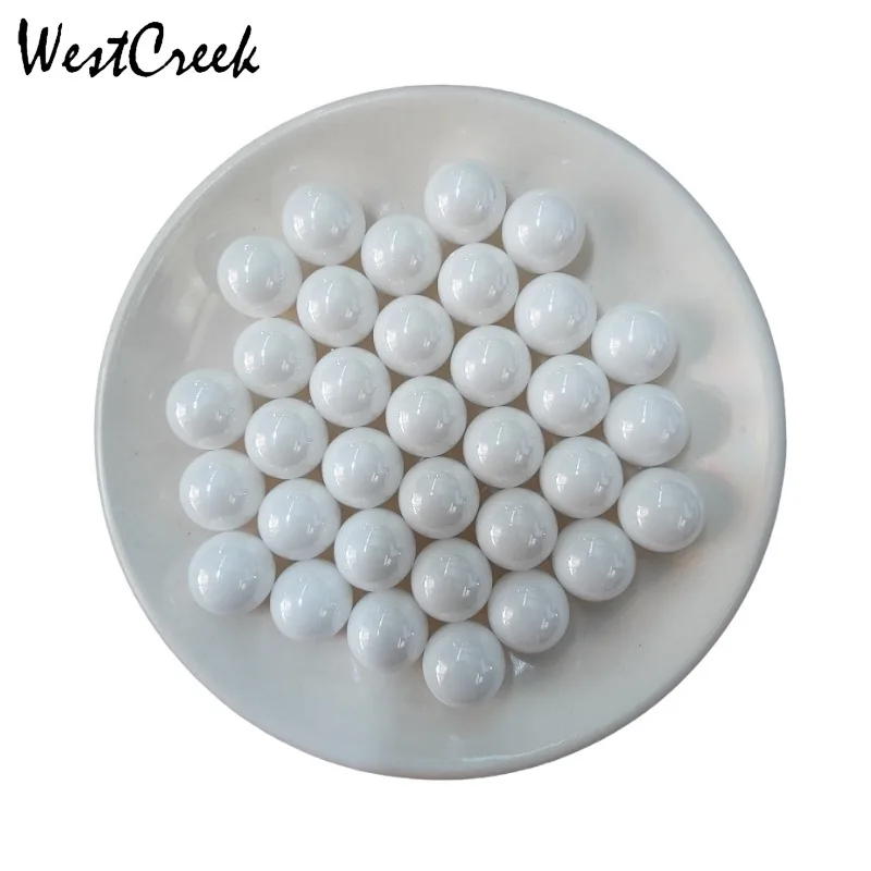 

WESTCREEK 100pcs Pure Alumina Ceramic Ball AI203 with Low Electrical Insulation Friction Coefficient/high Temperature Resistance