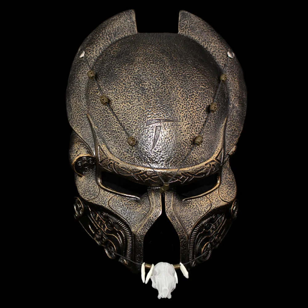 

Predator Mask Cosplay Alien vs. Predator Replica Helmet Dreads Soldiers Halloween Prop