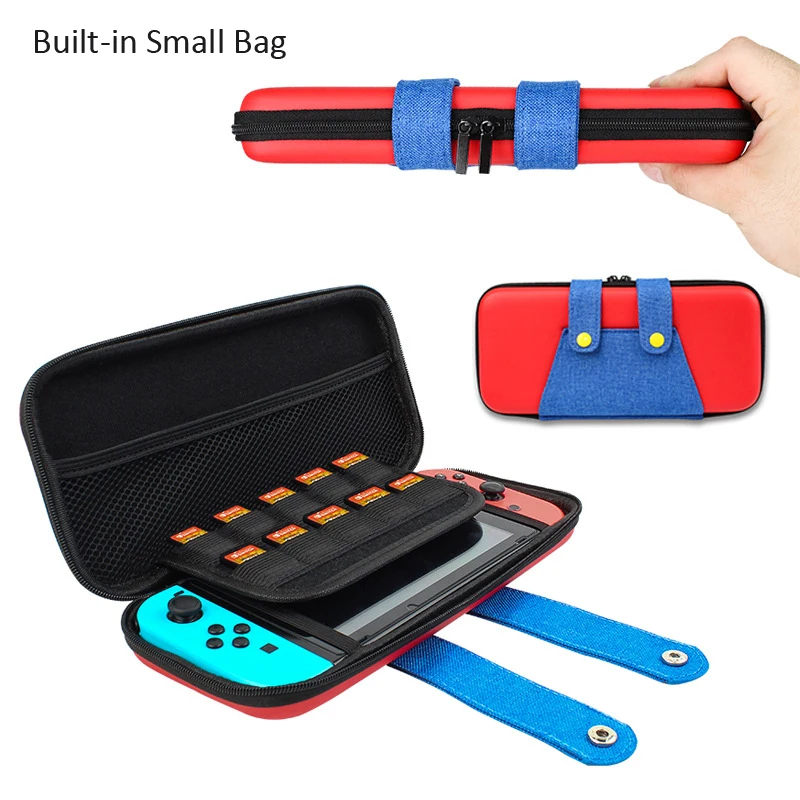 Nowa torba do przechowywania przełącznika Nintend w stylu Mari ochronny futerał do przenoszenia na akcesoria do gier Nintendo Switch OLED prezent dla gracza