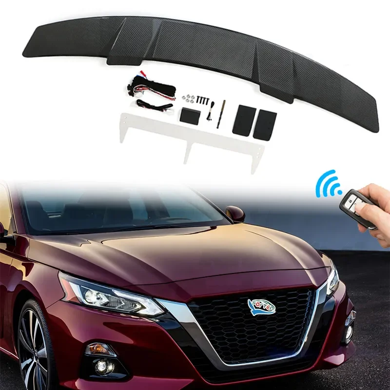 for GM Spoiler ABS Gloss Carbon Fiber Electric Rear Trunk Tail Wing for Nissan Altima 2012-2024 Car Accessories
