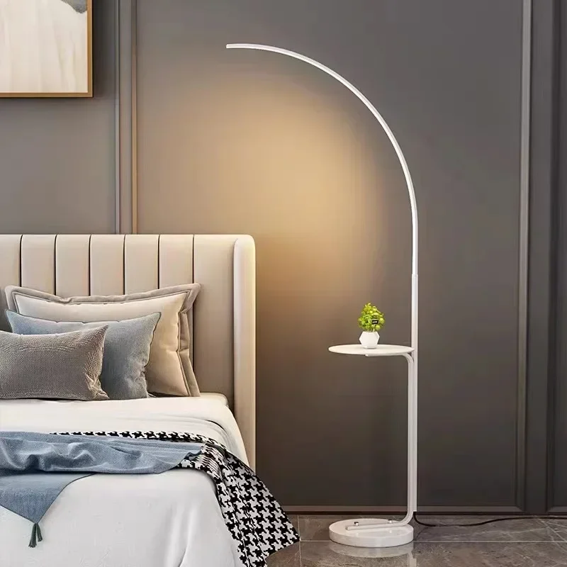 

Nordic Minimalist Creative Modern Three Color LED Floor Standing Coffee Table Lamp Living Room Bedroom Decorative Lamp