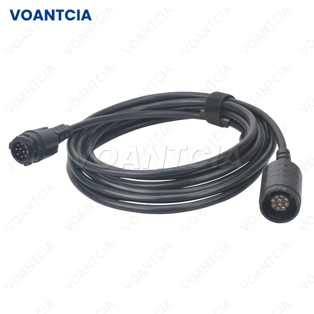 10pin Microphone Speaker Extension Cable for Mototrbo XPR 5000E XiR M8668 M8268 M8600i M8668i M8220 XPR4300 XPR4550 RMN5052A