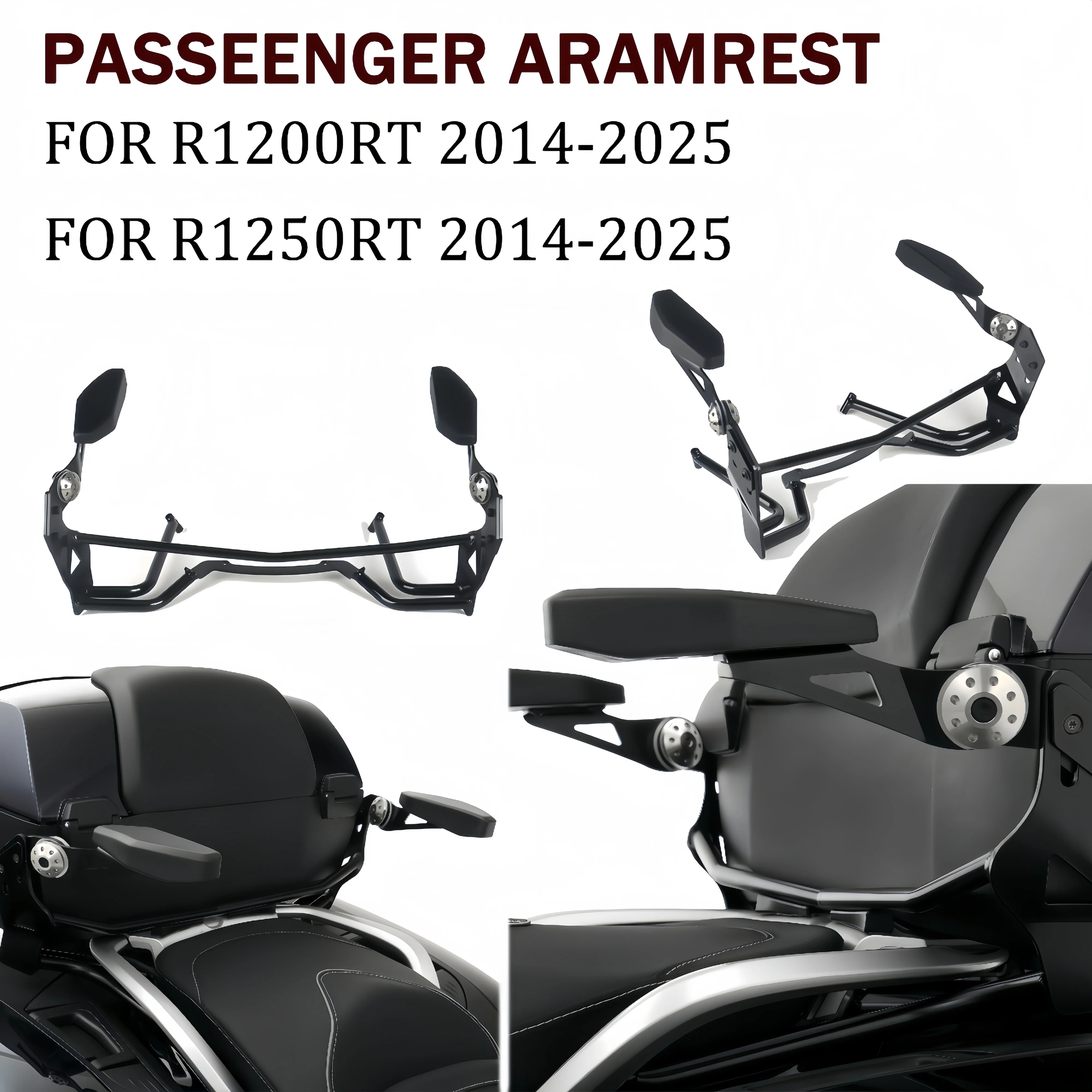 Pillion Set Arm Rest Rear Passenger Frame Armrest accessories For BMW R1200RT R1250RT r1200rt r1250rt R1200 RT R1250 RT2014-2025