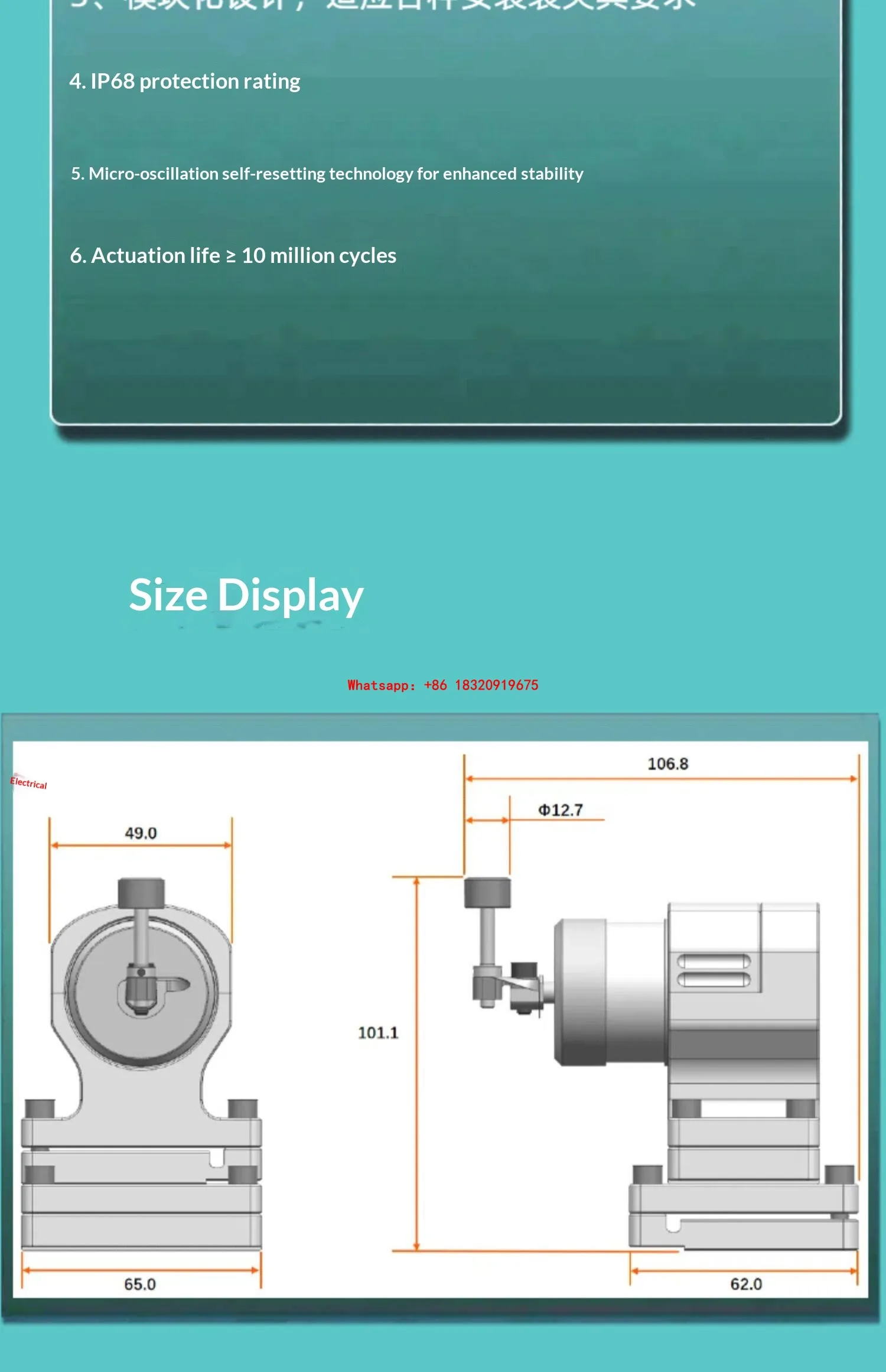 Cyclmotion CNC DMTS-R 5Way Tool Setter for Machining Centers Tool Length Diameter Runout Breakage Detection replace Renishaw OTS